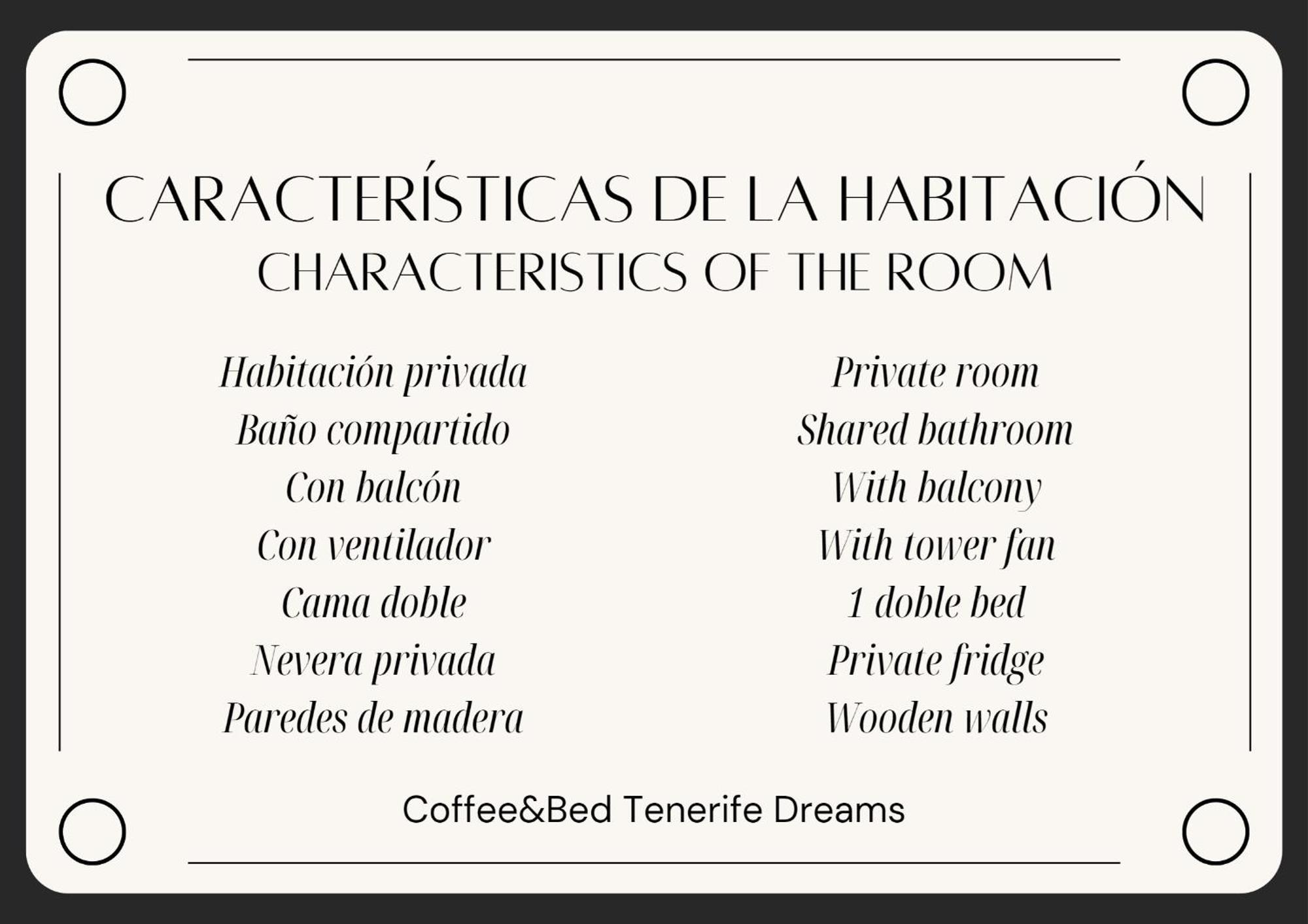 Hostal Tenerife Dreams Coffee&bed *