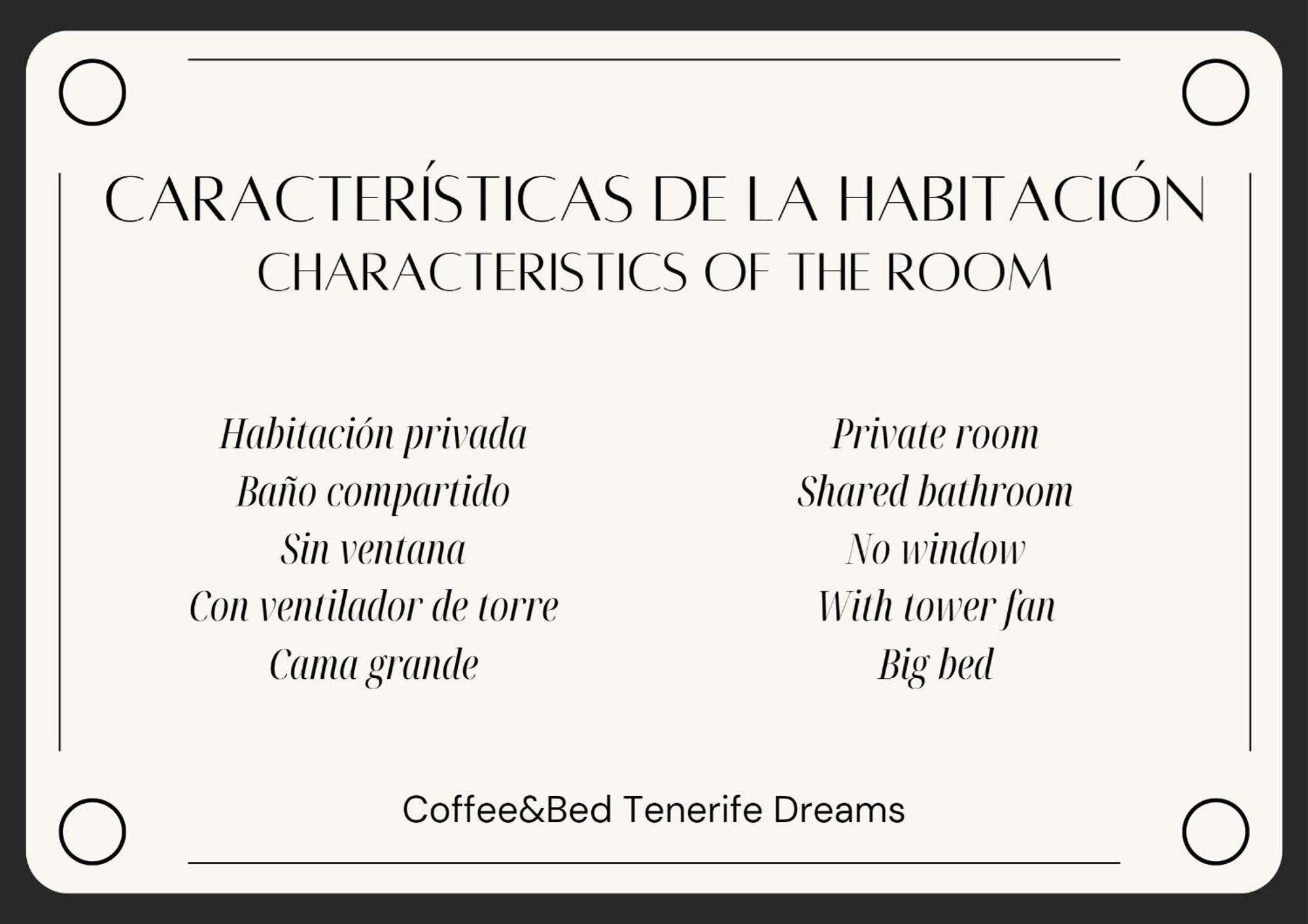 Tenerife Dreams Coffee&bed Hostal Santa Cruz de Tenerife